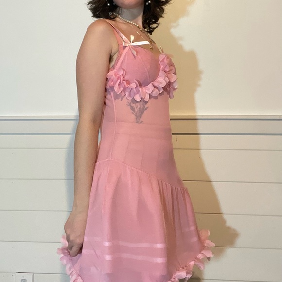 Fairycore flower petal slip dress - Picture 9 of 11